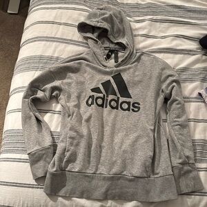 Gray adidas hoodie size smalll